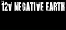 12v Negative Earth logo