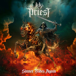 KK's Priest - "The Sinner Rides Again" CD cover image - Click to read review