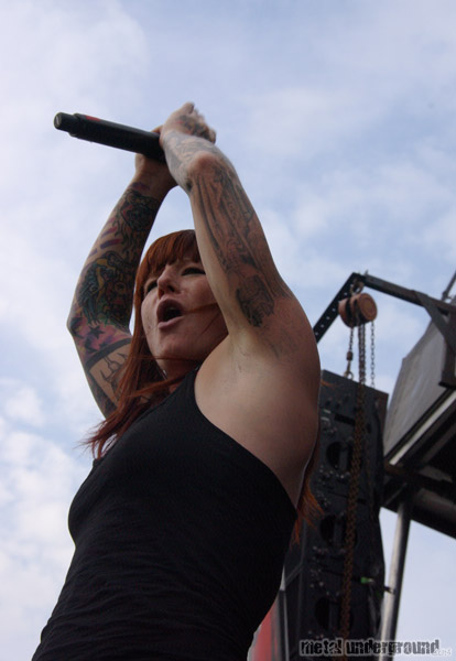 Walls Of Jericho - Rockstar Mayhem Festival 2008 (Camden -  NJ) (image 43 of 45)