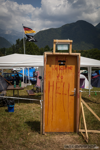 Crowd and Campgrounds @ Metalcamp 2012, Day 1